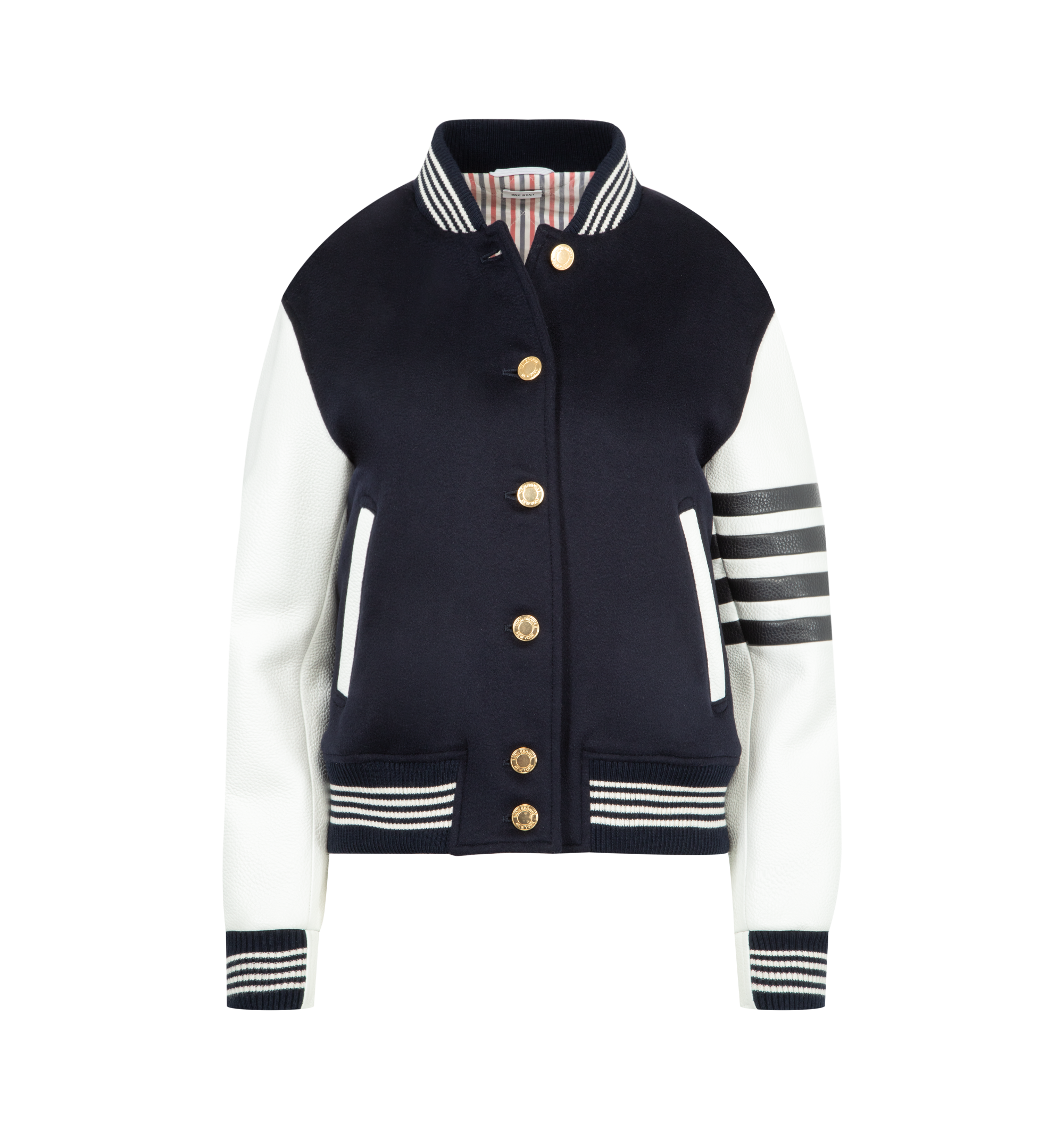 スタジャン THOM BROWNE VARSITY JACKET size 1 BROWNE 65 VARSITY JACKET (WOMENS) – HIRSHLEIFERS