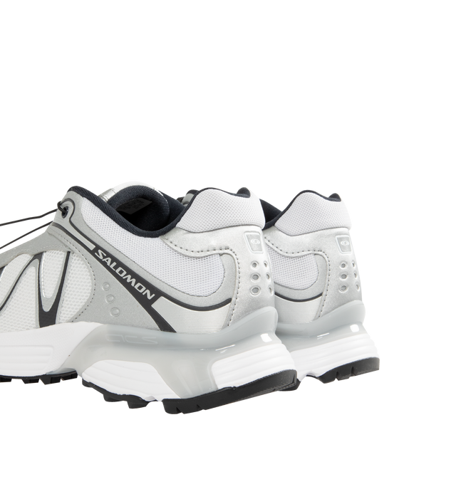 Image 3 of 5 - WHITE - SALOMON XT-Whisper Sneaker featuring Quicklace system, Contagrip outsole, round stiffened toe and reinforced heel counter.