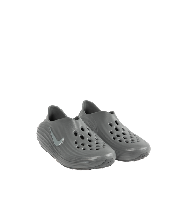 Image 2 of 5 - GREY - NIKE ReactX Rejuven8 Shoe featuring ReactX upper and midsole surround your feet in soft, responsive comfort, sticky rubber outsole, extra room at the forefoot and ventilation holes for breathability.