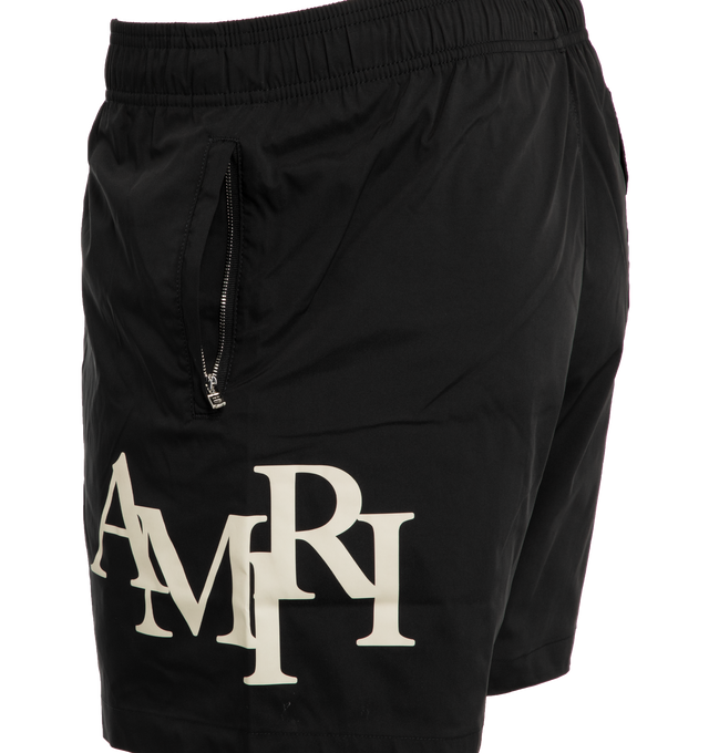 STAGGERED SWIM TRUNK (MENS)
