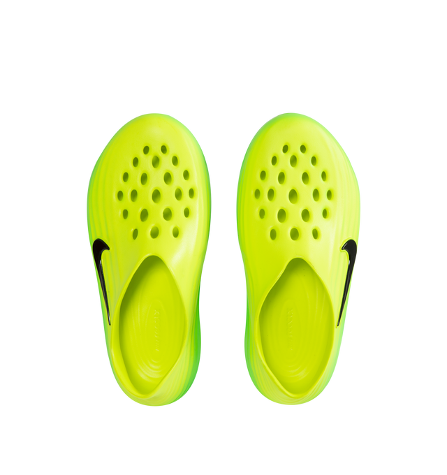 Image 5 of 5 - GREEN - NIKE ReactX Rejuven8 Shoes featuring ReactX upper and midsole, extra room at the forefoot, ventilation holes breathability and sticky rubber outsole.