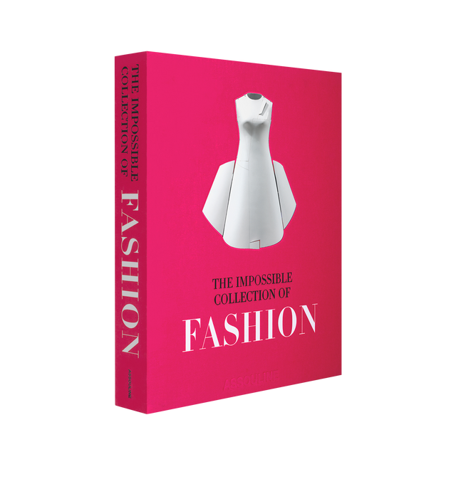 Image 1 of 4 - PINK - ASSOULINE The Impossible Collection of Fashion Book featuring the most iconic dresses of the twentieth century. From Poiret to Pucci, Doucet to Dior, Vionnet to Valentino, Steele selects one hundred dresses that caused a stir either on the runway or entering a room and ultimately inspired new directions in fashion. Steeles selections include Paul Poiret's figure-liberating 1907 gown, Madame Grss sublimely draped goddess creation from 1938, Jean Paul Gaultier's shockingly exaggerated co