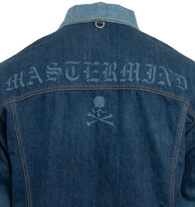 PANELED DENIM SHIRT