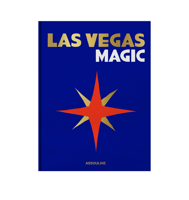 Image 2 of 4 - BLUE - Assouline Books Las Vegas Magic by Richard Abowitz, Linen hardcover book with 304 pages featuring over 200 illustrations. Language: English. Dimensions: W 10 x L 13 x D 1.5. Las Vegas, once defined by neon signs and gambling, has evolved into a vibrant city offering luxury shopping, celebrity chefs, and cutting-edge technology, all while maintaining its spirit of excess and excitement. Las Vegas Magic captures the city's transformation with stunning imagery, from the Rat Pack to moder