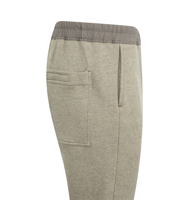 Image 3 of 3 - GREY - Rick Owens DRKSHDW Berlin Drawstring Sweatpants featuring drawstring at elasticized waistband, four-pocket styling, button fly and straight leg. 100% organic cotton. Made in Italy.