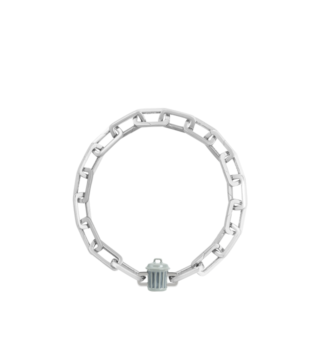 Image 8 of 9 - GREY - Poubel by The Gstaad Guy Poubelle Carm, also known as The Bin or The Trash Can, for all things that belong " la poubelle." All charms are made of .925 sterling silver, and are hand-painted using non-toxic lead-free enamel. Links sold separately. Hirshleifers offers a range of initial pieces from this collection in-store. For personal consultation and detailed information about jewelry, please contact our dedicated stylist team at personalshopping@hirshleifers.com