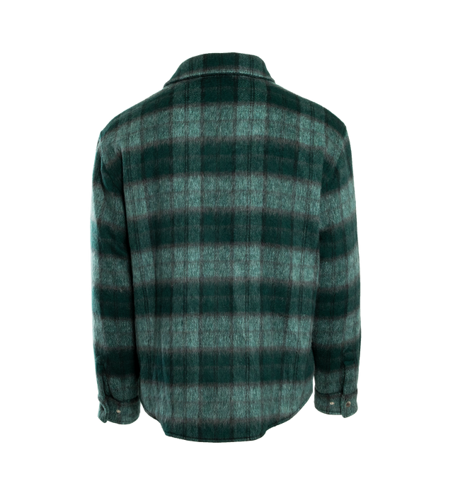 BRUSHED PLAID OVERSHIRT (MENS)