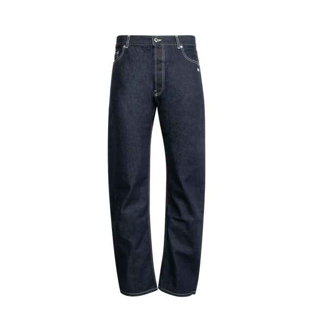 EMBLEM LOOSE JEANS (MENS)