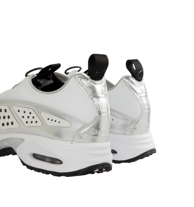 Image 3 of 5 - WHITE - NIKE Air Max SNDR Sneaker featuring textile and synthetic leather, plush and comfortable, Max Air cushioning, reflective elements, foam midsole and rubber outsole.
