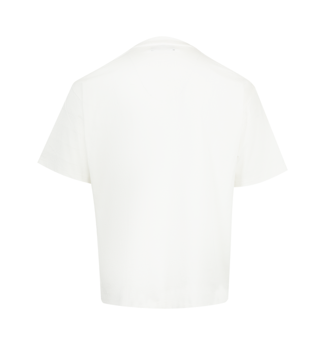 Image 2 of 2 - WHITE - PLEASURES Cutie Heavyweight Tee featuring jersey fabric, boxy fit, printed graphic on the chest, crew neck and short sleeves. 100% cotton.