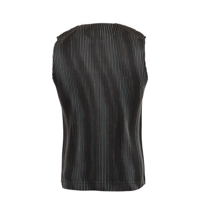 TWEED PLEATS VEST (MENS)