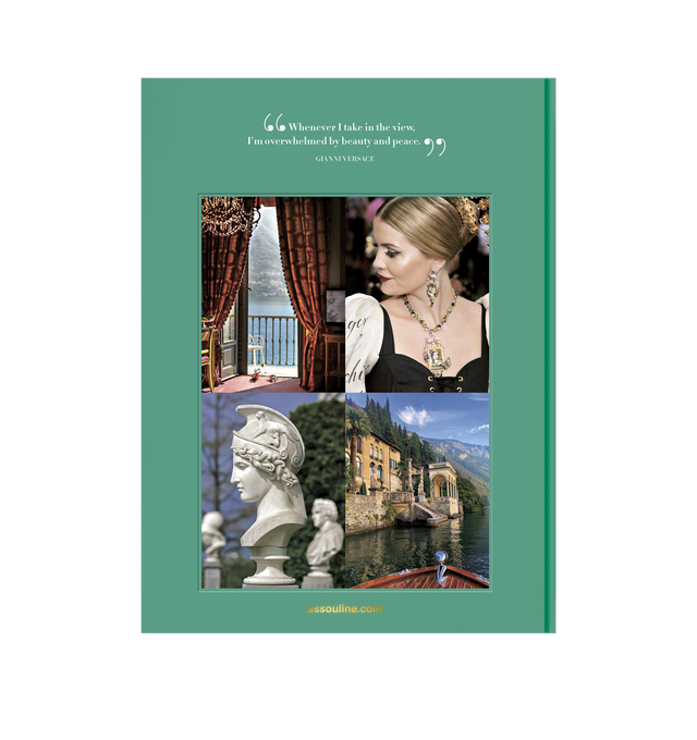 Image 3 of 4 - GREEN - Assouline Books Lake Como Idyll by Massimo Nava, Linen hardcover book with 296 pages featuring over 200 illustrations. Language: English. Dimensions: W 10 x L 13 x D 1.5. Lake Como, nestled in the Alps of Italy, is a breathtaking destination known for its charming lakeside towns, including Bellagio, where the lakes two arms meet. With picturesque villas like Villa d'Este and Villa del Balbianello, lush gardens, and peaceful waters, it offers a blend of romance, luxury, and natural bea