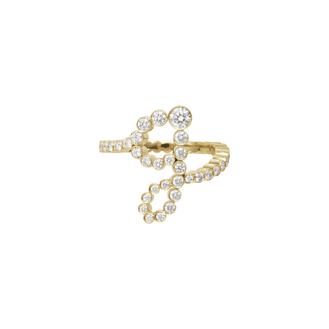 Image 1 of 1 - GOLD - SOPHIE BILLE BRAHE Ensemble G 1.11CT Ring featuring 18kt yellow gold and diamonds (total weight: 1.11ct). Made in Italy. 