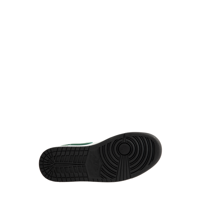 Image 4 of 5 - MULTI - Men's Air Jordan 1 Low Sneakers feature a genuine leather upper with the iconic low-top silhouette for a clean, timeless heritage look. These lifestyle sneakers combine encapsulated Air-Sole cushioning with a durable rubber outsole for lightweight comfort, lasting support, and reliable everyday traction. Main Material: Genuine Leather. Midsole: Encapsulated Air-Sole Unit. Sole: Rubber.
