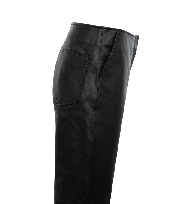PANELED LEATHER TROUSERS (WOMENS)