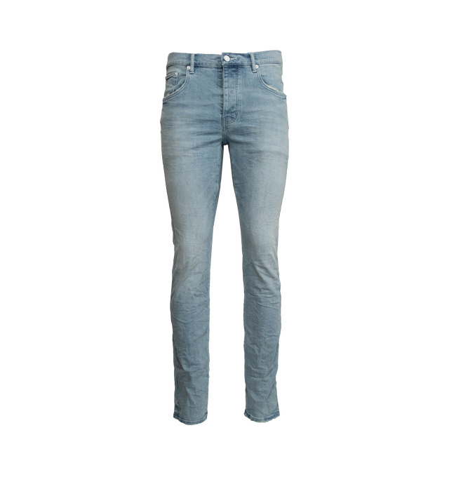 LIGHT INDIGO WHITE POP JEANS (MENS)