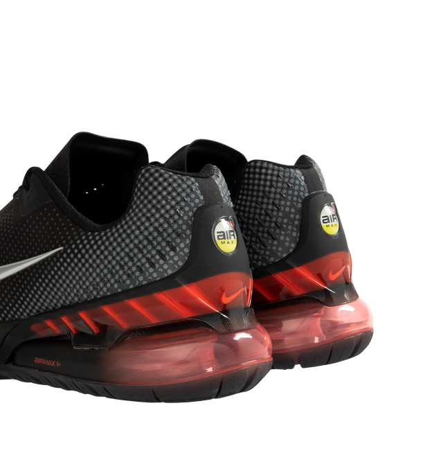 Image 3 of 5 - BLACK - NIKE Air Max Phoenix Sneaker featuring engineered mesh upper, injection rubber and a thin heel clip that reduces weight, Nike React technology is a lightweight, durable foam, Max Air cushioning, foam midsole and rubber outsole.