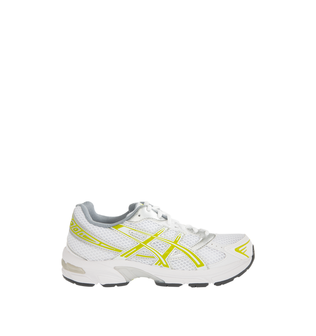 Image 1 of 5 - YELLOW - Asics GEL-1130 Sportstyle Retro Sneaker featuring late 2000s runner aesthetic reimagined with overlays and breathable mesh underlays, GEL technology cushioning for excellent shock absorption.