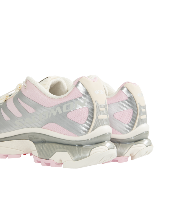 Image 3 of 5 - SILVER - SALOMON XT-4 OG Sneaker featuring Ortholite system, Quick-lace system with toggles, Contagrip outsole, reinforced heel counter and reinforced insert on the toecap.