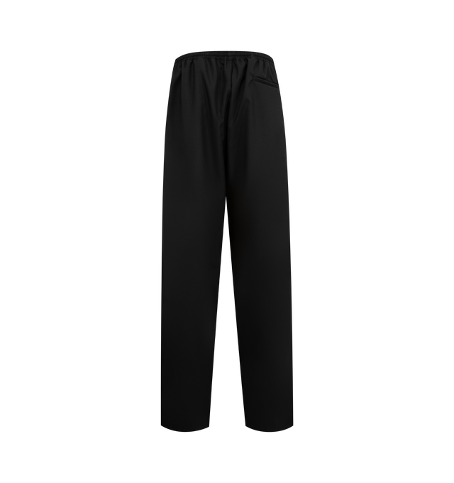 Image 2 of 3 - BLACK - WILLY CHAVARRIA Ruff Rider Pant featuring elasticated waistband, two pockets on the front, welt pockets on the back and embroidered branding on the front. 100% nylon.