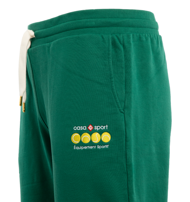 CASA SPORT TENNIS BALL CHENILLE SWEATPANTS (MENS)