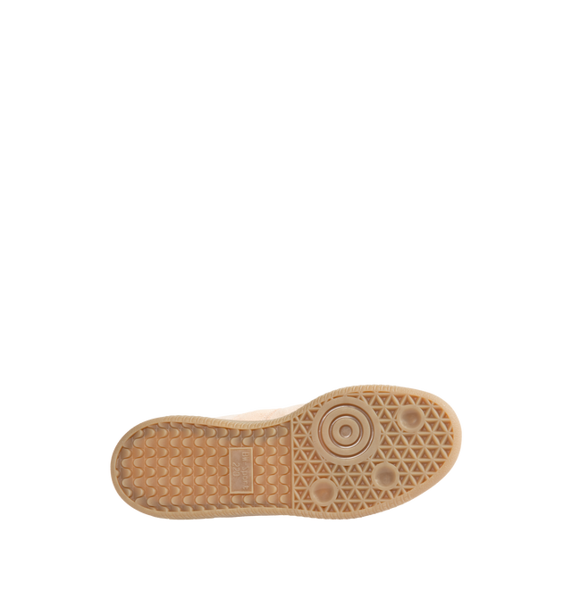 Image 4 of 5 - PINK - Adidas Mens BW Army Shoes are crafted from premium suede. Features a regular fit, lace-up closure, leather sockliner, rubber outsole, and adidas logo detailing on the tongue, sockliner, and tooling. Upper: Suede ; Outsole: Rubber.