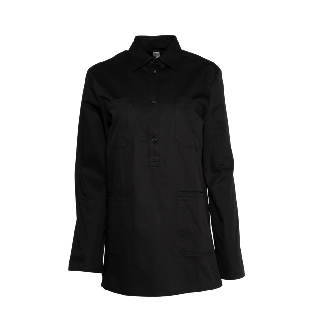 COTTON TWILL POCKET SHIRT (WOMENS)