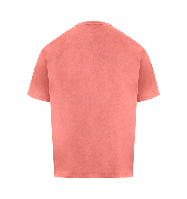 Image 2 of 2 - RED - CARHARTT WIP Torion Pocket T-Shirt featuring a loose fit from a midweight organic cotton jersey, a slightly distressed, worn-in finish, chest pocket, detailed with an overdyed Square Label, short sleeves and crew neck. 100% organic cotton.