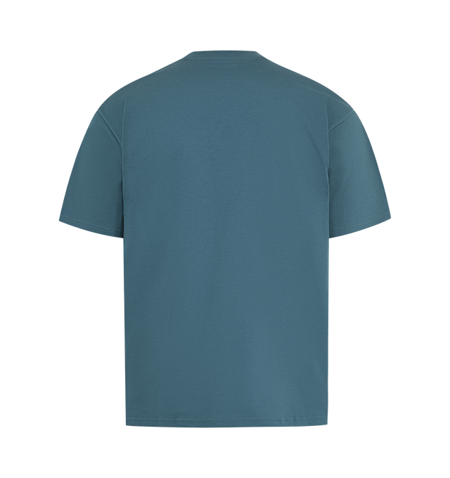 Image 2 of 2 - BLUE - CARHARTT WIP Vroooom Graphic Tee featuring crewneck, short sleeves and graphic print at front. 100% cotton.