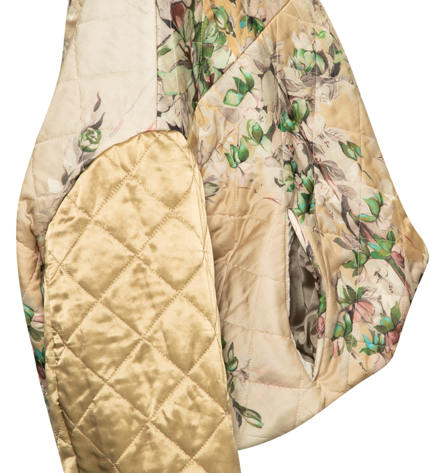 QUILTED SATIN JACKET (WOMENS)