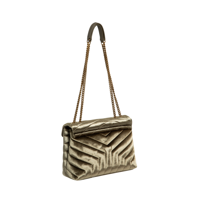 LOULOU SMALL QUILTED VELVET