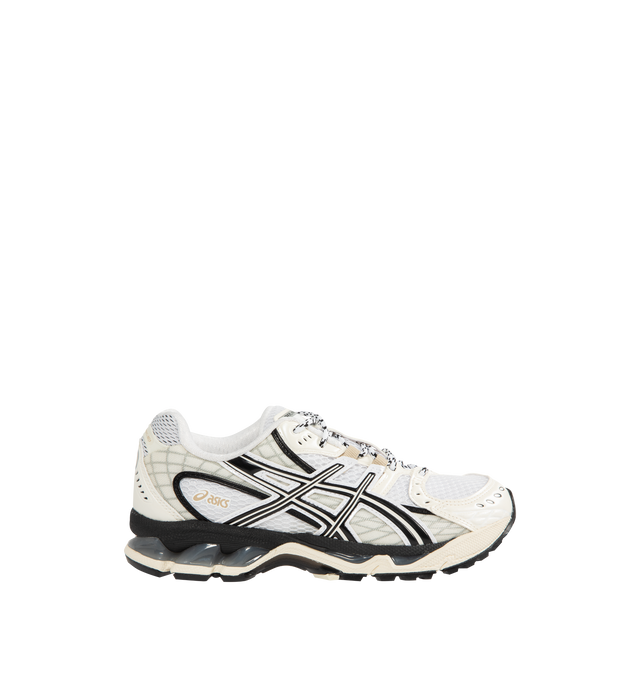 Image 1 of 5 - WHITE - ASICS Gel-Nimbus 10.1 Sneaker featuring asymmetric mesh upper, TRUSSTIC system, EVA foam midsole and GEL technology.
