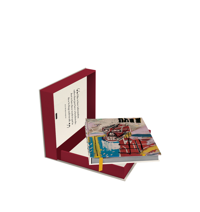Image 3 of 7 - NEUTRAL - Assouline Basquiat: The World of Jean-Michel is a luxury coffee table book that explores the life, work, and enduring legacy of Jean-Michel Basquiat through rare archival photography, iconic artworks, and insightful commentary from leading contributors. Presented in a handcrafted luxury canvas clamshell case, this Ultimate Collection volume celebrates one of contemporary art's most influential figures, making it an exceptional addition to any art or design library. Hardcover in a Lu