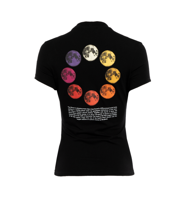 CIRCLE MOON FITTED TEE (WOMENS)