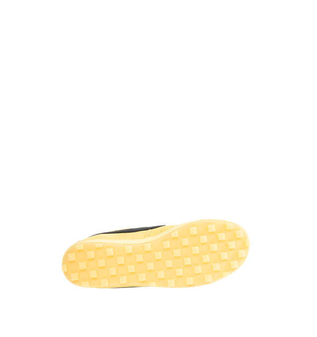 Image 4 of 5 - YELLOW - NIKE Astrograbber Sneaker featuring an American football shoe with a leather upper, padded, low-cut collar, tonal rubber midsole and waffle outsole.