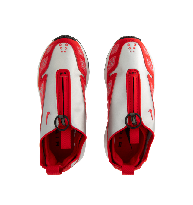 Image 5 of 5 - RED - NIKE Air Max SNDR Sneaker featuring Air cushioning in the heel and forefoot for exceptional bounce and comfort, unzip the shroud to reveal "6453," waterproof GORE-TEX fabric, reflective panels, foam midsole and rubber outsole.