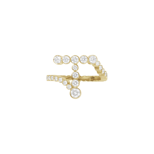 Image 1 of 1 - GOLD - SOPHIE BILLE BRAHE Ensemble T 1.25CT Ring featuring 18kt yellow gold and diamonds (total weight: 1.25ct). Made in Italy. 