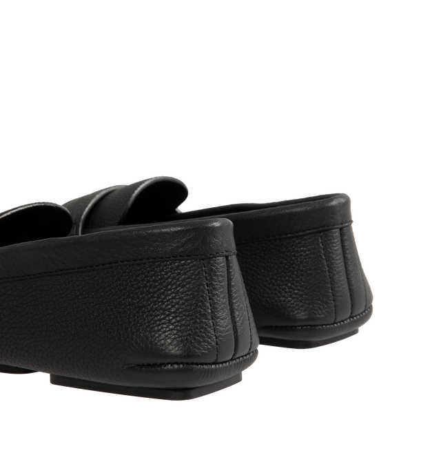Image 3 of 4 - BLACK - KHAITE Billy Loafer featuring a soft, travel-friendly slip-on with one-piece construction and a supple footbed for exceptional comfort. Classic loafer details and three-part leather sole. 100% calf leather.