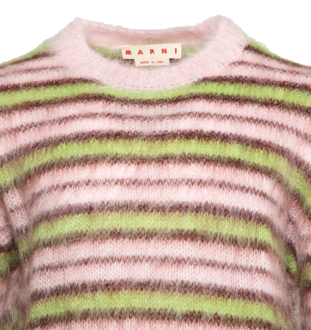 CREWNECK STRIPED SWEATER (MENS)