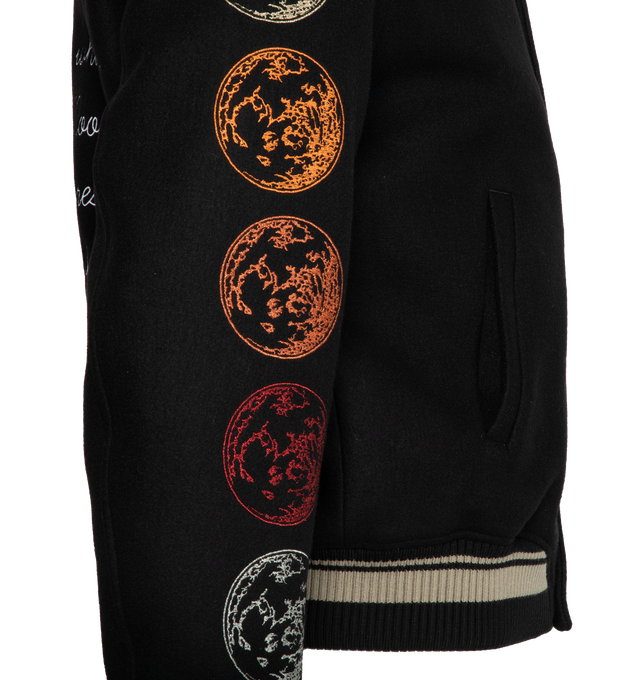 MOON PHASE VARSITY BOMBER (MENS)
