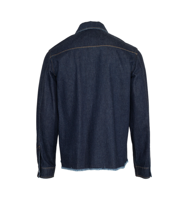 ZIPPED DENIM SHIRT (MENS)