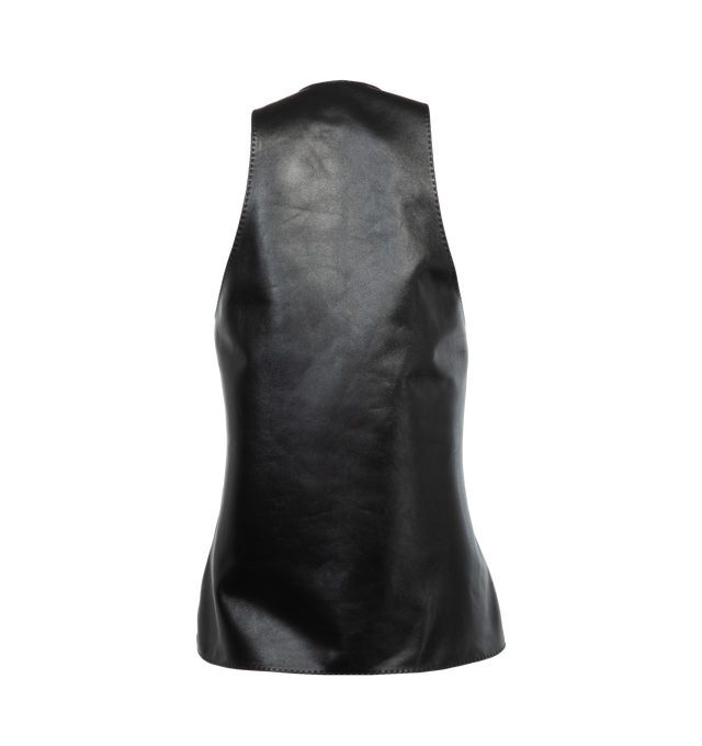 SHINY LAMBSKIN TANK TOP (WOMENS)