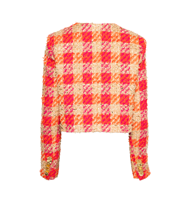 TWEED ROUND COLLAR JACKET