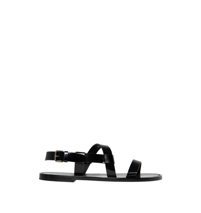 JEAN SANDALS IN GLAZED LEATHER (MENS)