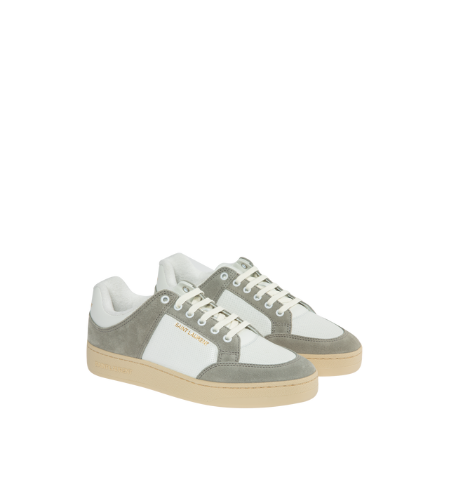 SL-61 SNEAKERS IN LEATHER AND SUEDE (MENS)