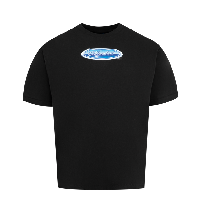 Image 1 of 2 - BLACK - MARKET 5 Litre T-Shirt featuring crew neck, short sleeves, graphic on front and back and relaxed fit. 100% cotton.