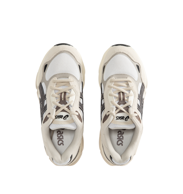 Image 5 of 5 - MULTI - ASICS GEL-NYC 2.0 Sneaker featuring suede overlays, rearfoot and forefoot GEL technology, shock-attenuating material placed in the midsole of the shoe for cushioning and shock absorption, FF BLAST PLUS cushioning, TPU TRUSSTIC technology, walking-specific flex grooves to support natural movement and smooth heel to toe transition, angled heel softens heel contact with the ground and facilitates more natural heel to toe transitions.