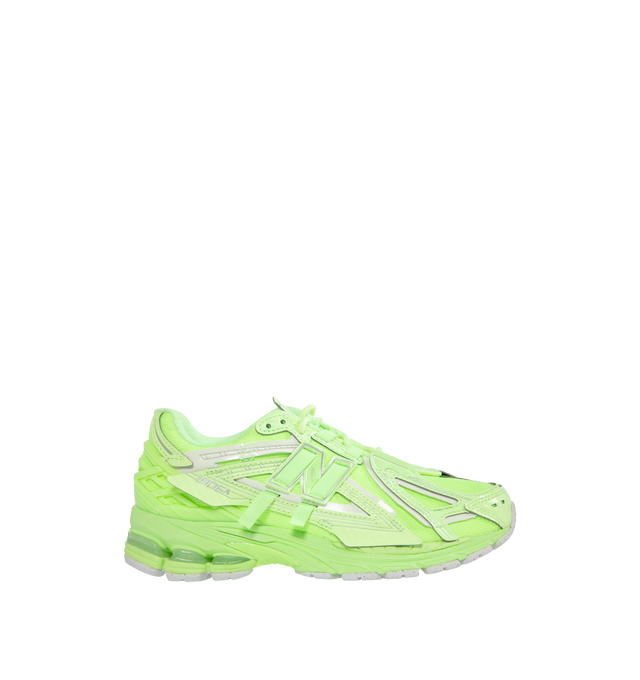 Image 1 of 5 - GREEN - NEW BALANCE 1906A Sneaker featuring mesh upper with synthetic overlays, mesh underlays, ACTEVA LITE midsole cushioning, ABZORB SBS heel cushioning, N-ergy outsole provides superior shock absorption, Stability Web technology, TPU heel cage and rubber outsole.