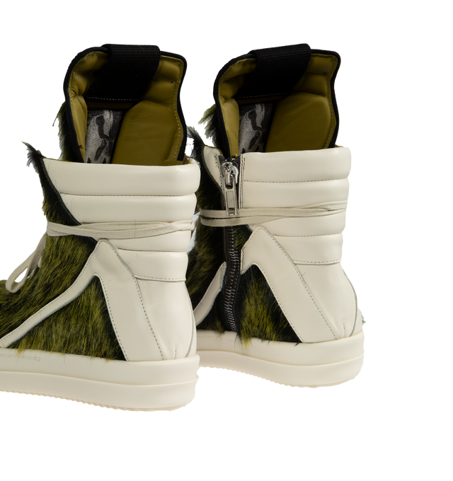 SCARPE IN PELLICCIA GEO BASKET LACE-UP SNEAKERS (MENS)