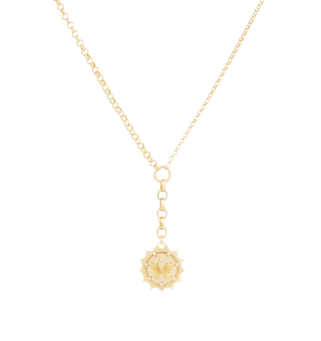 Image 1 of 1 - GOLD - Foundrae Reverie 20" Medium Mixed Belcher Extension Chain Necklace crafted in 18-karat Yellow Gold with the Reverie Medium Medallion soldered on the base. Hirshleifers offers a range of pieces from this collection in-store. For personal consultation and detailed information about jewelry, please contact our dedicated stylist team at personalshopping@hirshleifers.com. This item may be restricted for online purchase to international clients. For assistance purchasing this item please co